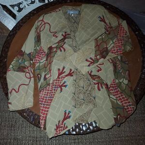 Vintage Dorothy Schoelen Art Wear Top Jacket
